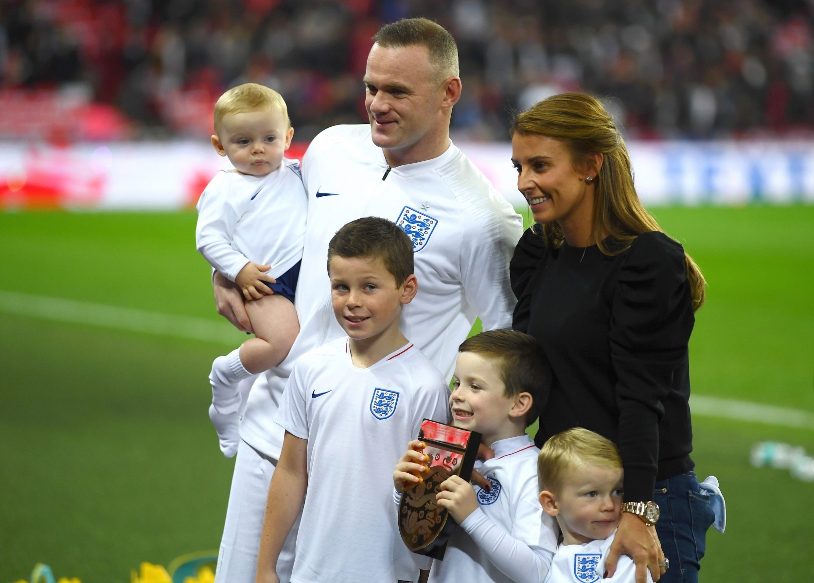 , Man Utd legend Wayne Rooneys son Kai, 9, to be offered place in Man Citys academy when family returns to England