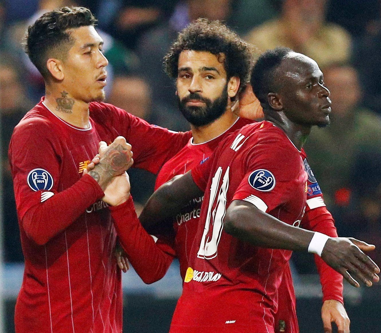 Roberto Firmino, Mo Salah and Sadio Mane form an all-time great Liverpool frontline