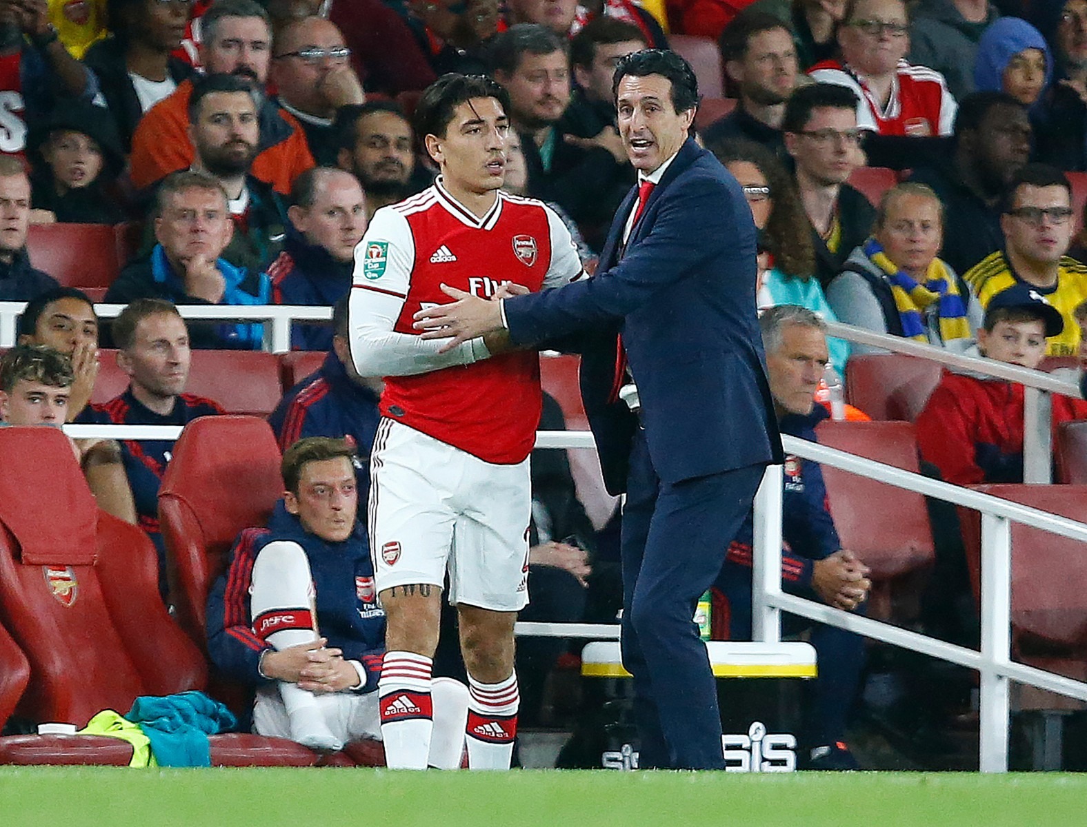 , Hector Bellerin insists Arsenal ARE improving and whole squad are behind under-fire Unai Emery