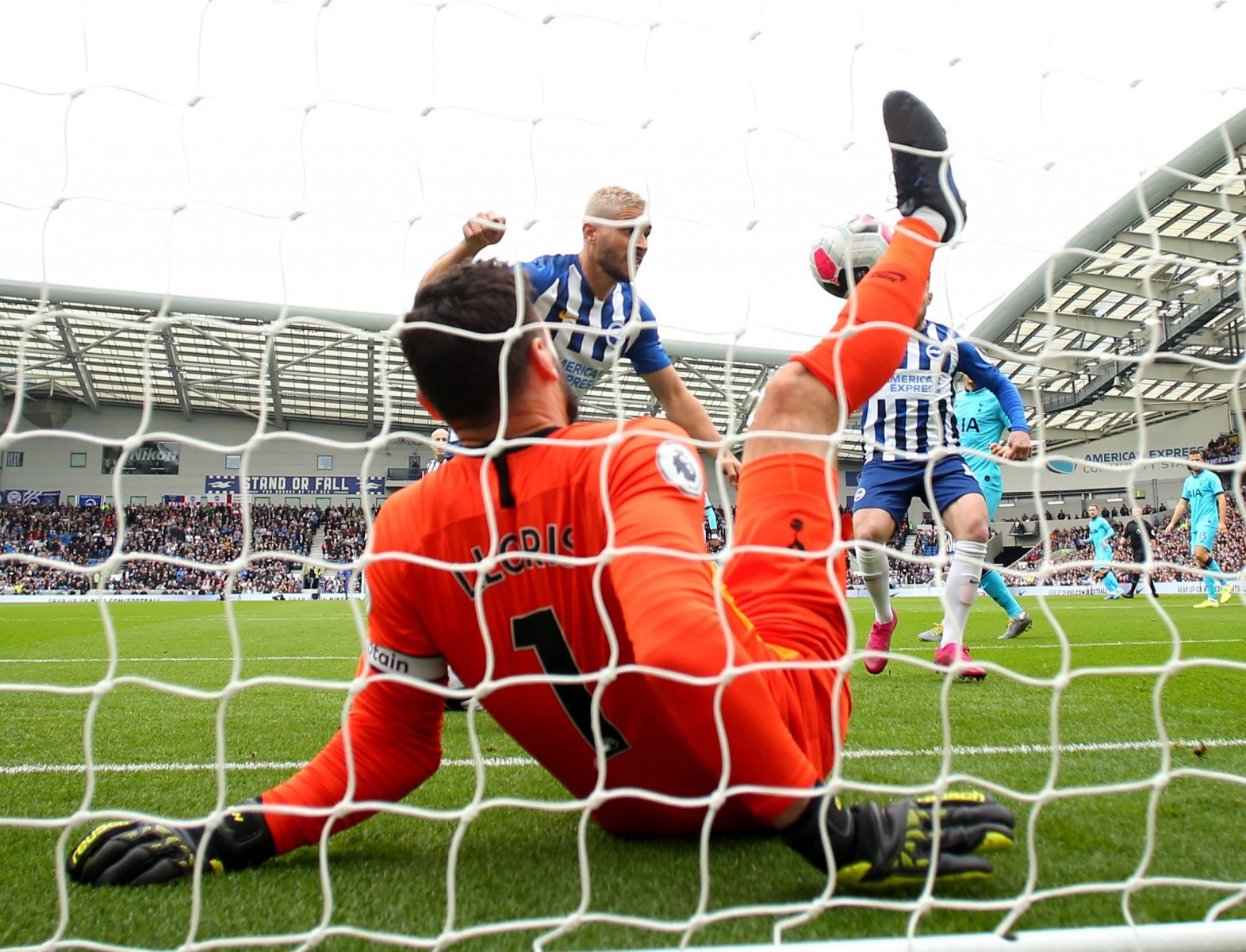 Tottenham star Hugo Lloris suffered a nightmare elbow dislocation against Brighton last month