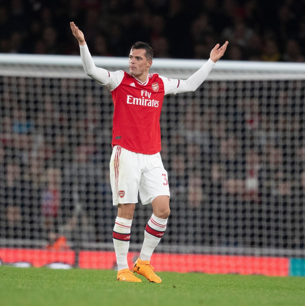 Granit Xhaka has not featured for Arsenal since his controversial reaction during the 2-2 draw with Crystal Palace