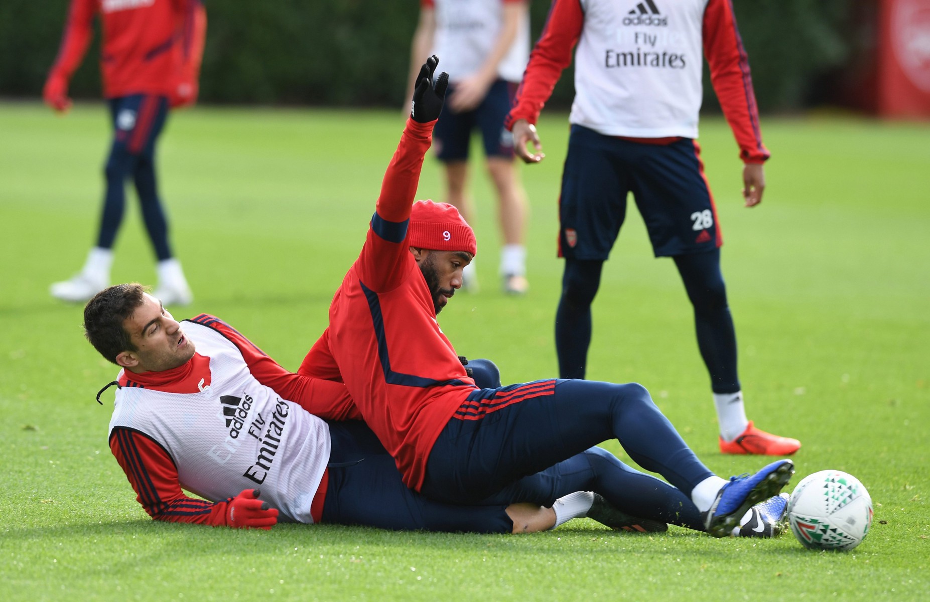 , Xhaka trains with Arsenal team-mates as hes seen for first time since furious fan rant in Crystal Palace draw