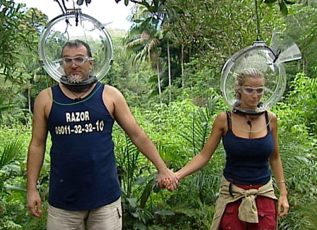 Ruddock teamed up with Katie Price in a Bushtucker Trial