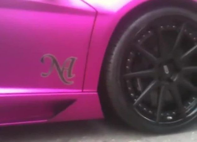 The Lamborghini Aventador had Nasser Al-Khelaifis initials on