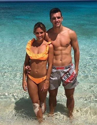 Giovani Lo Celso and physiotherapist Magui Alcacer are an item