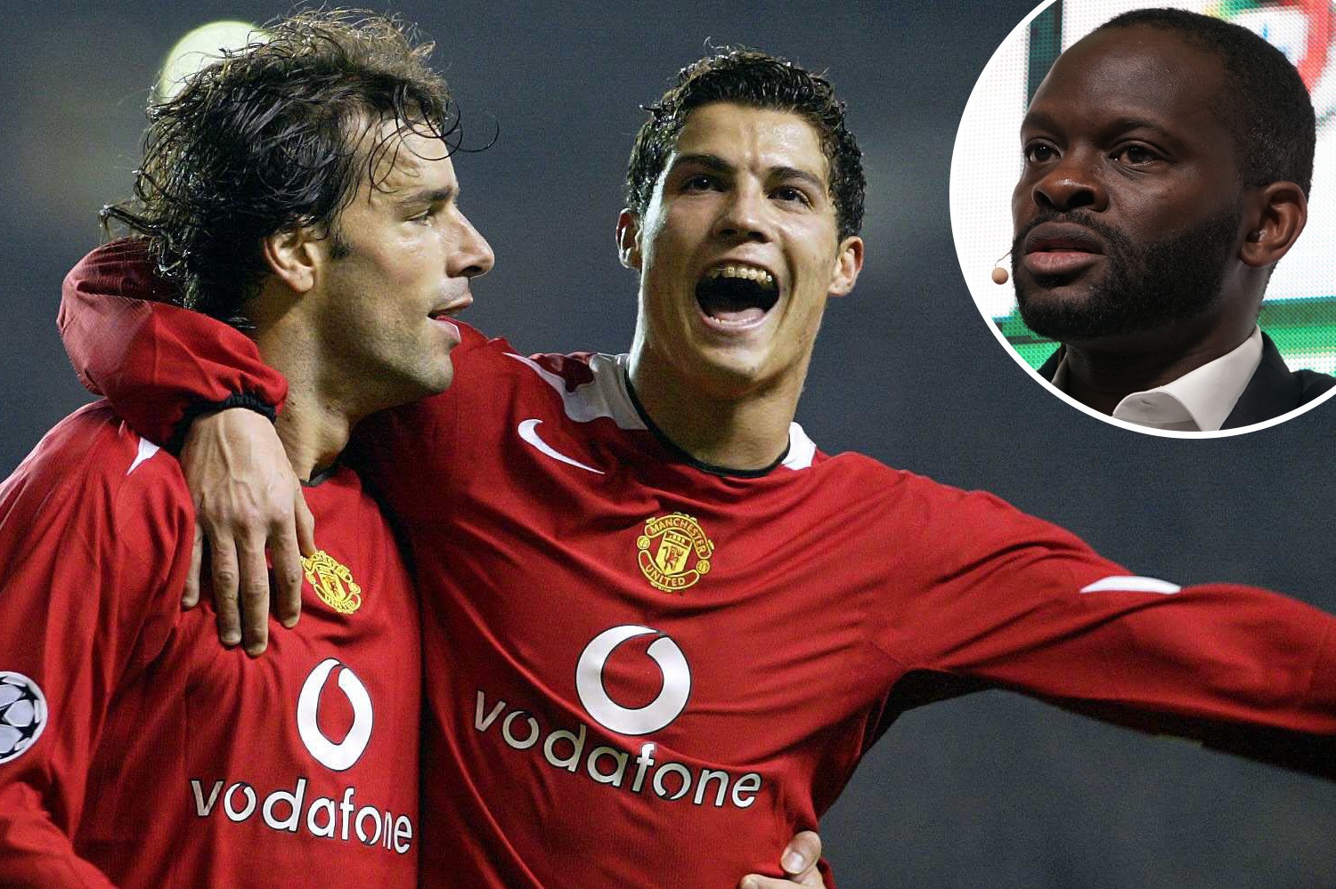 , Van Nistelrooy made Cristiano Ronaldo cry at Man Utd over ill-timed argument after the death of his father, claims Saha