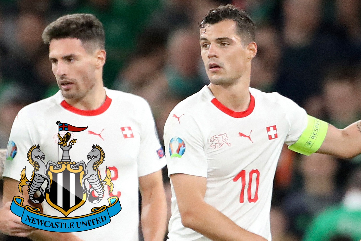 , Newcastle confident of transfer for Arsenal outcast Granit Xhaka after Swiss team-mate Schar talks up the Toon