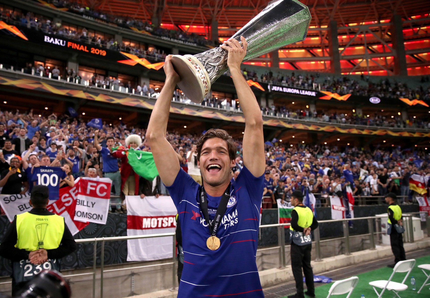 Alonso lifted the Europa League in Baku at the end of last season but is now being frozen out