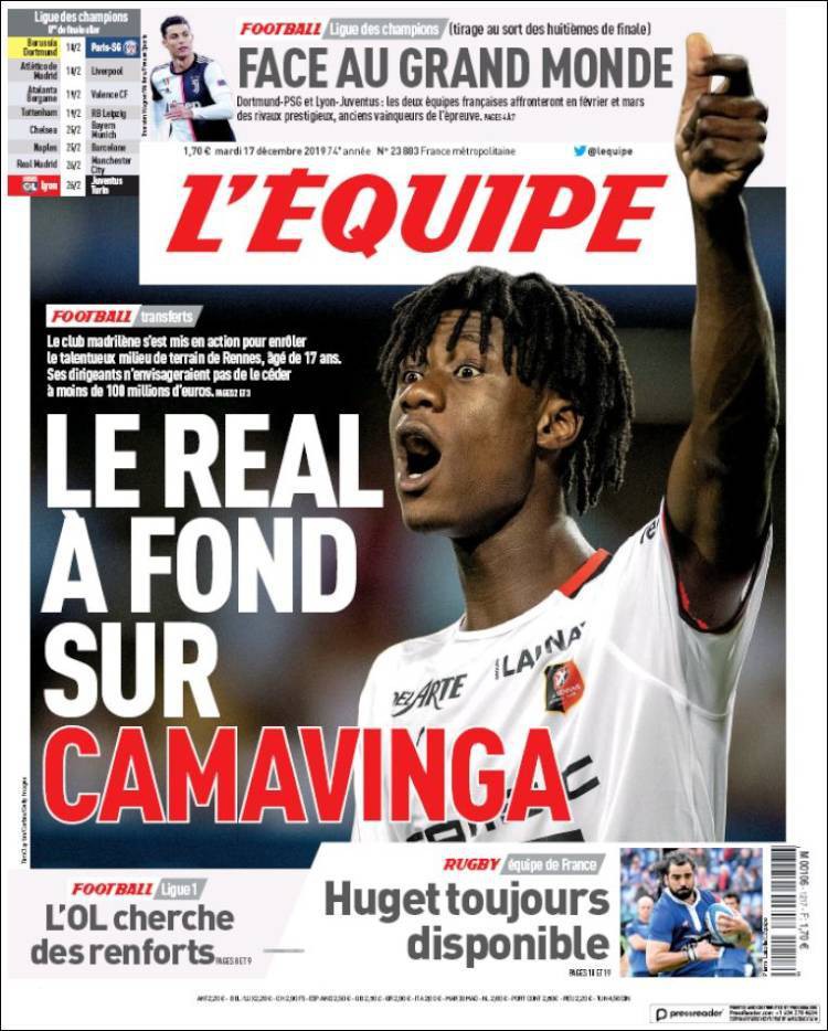, Real Madrid steal march on Man Utd by approaching Rennes over 84m-rated wonderkid Eduardo Camavinga