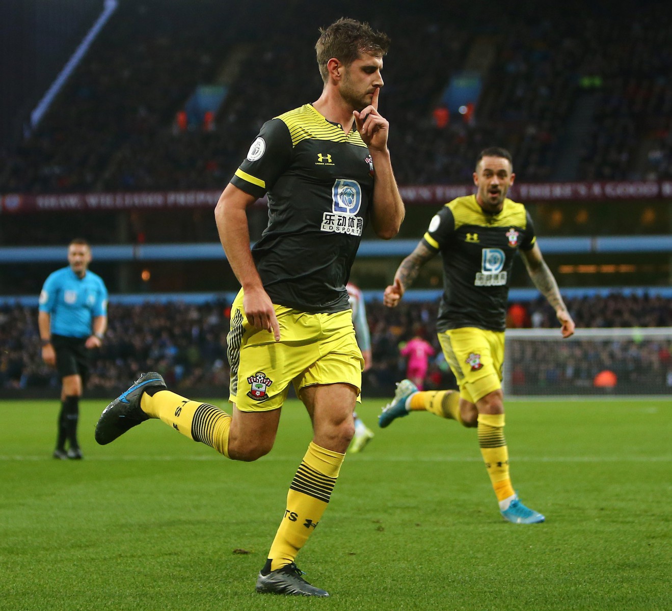 Jack Stephens had fired the visitors into a 2-0 lead to silence Villa Park
