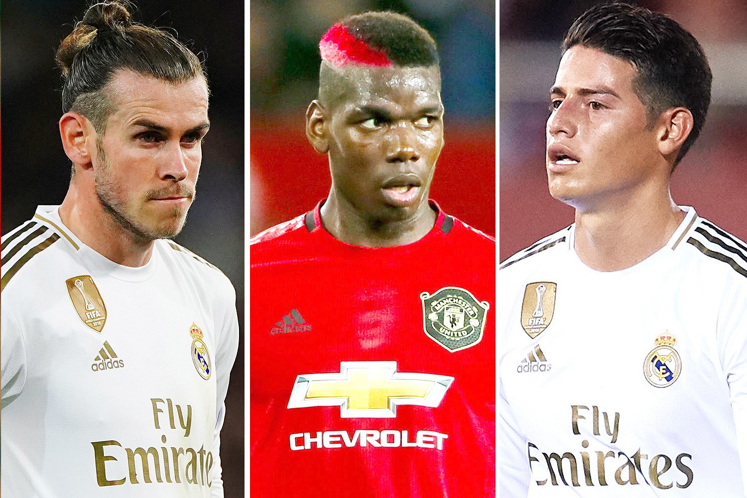 , Real Madrid to offer Bale and Rodriguez in huge transfer swap deal for Man Utd star Pogba