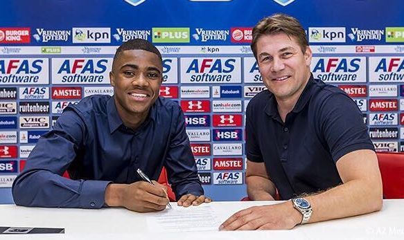Despite interest from Ajax, Boadu signed with AZ Alkmaar