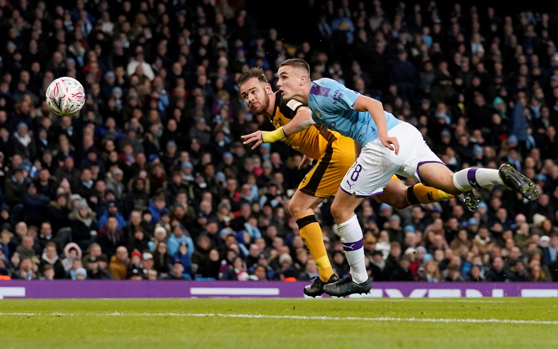 , Port Vale striker Tom Pope lives up to his promise as he scores in FA Cup clash with Man City after slating Stones