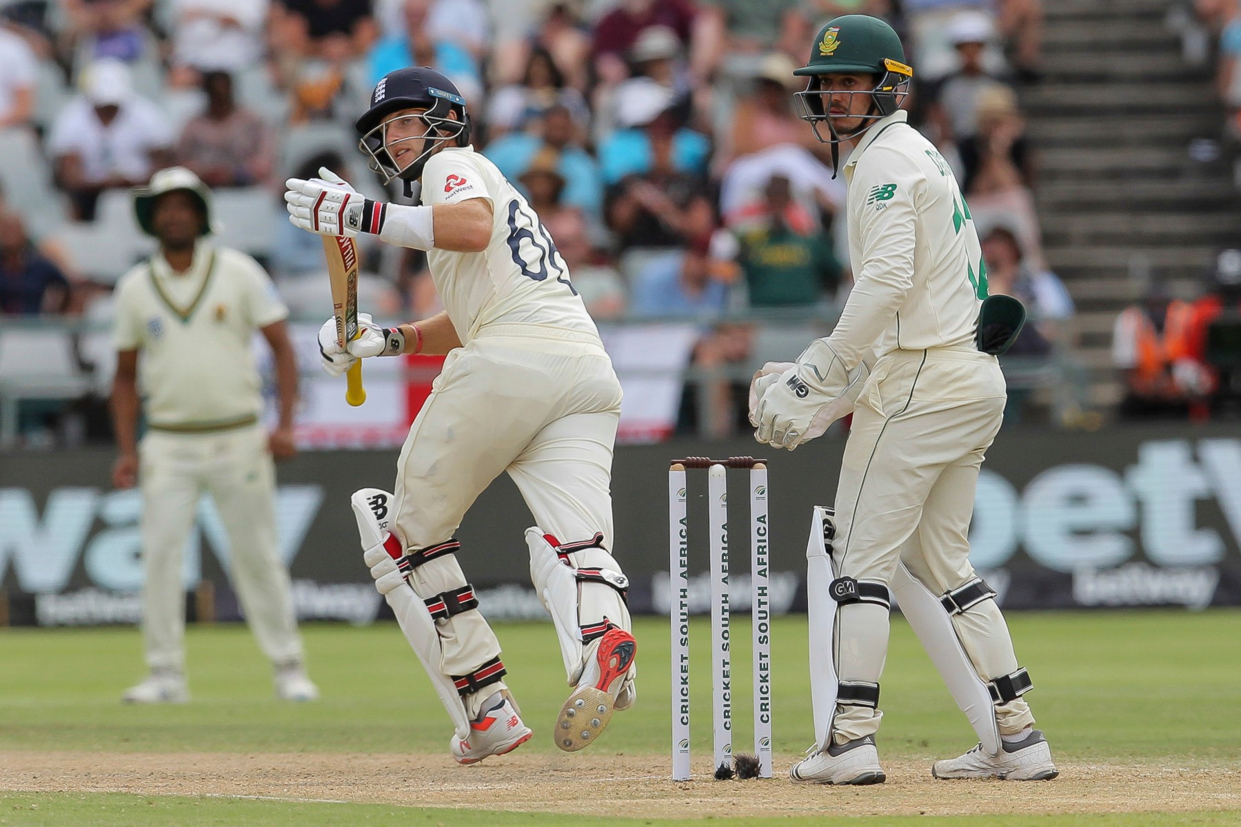 , Dom Sibley makes maiden Test century as Ben Stokes takes the attack to South Africa on day four