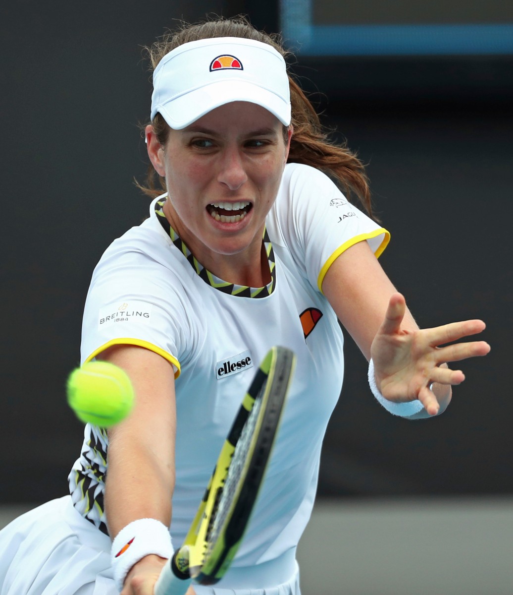 , British No.1 Jo Konta crashes out of the Australian Open in Melbourne