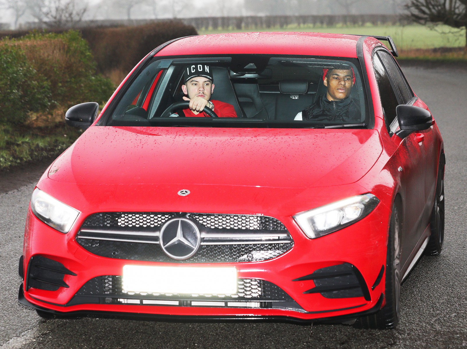 , Paul Pogba driven into Man Utd training by Lindelof as midfielder eases his way to back to fitness following surgery