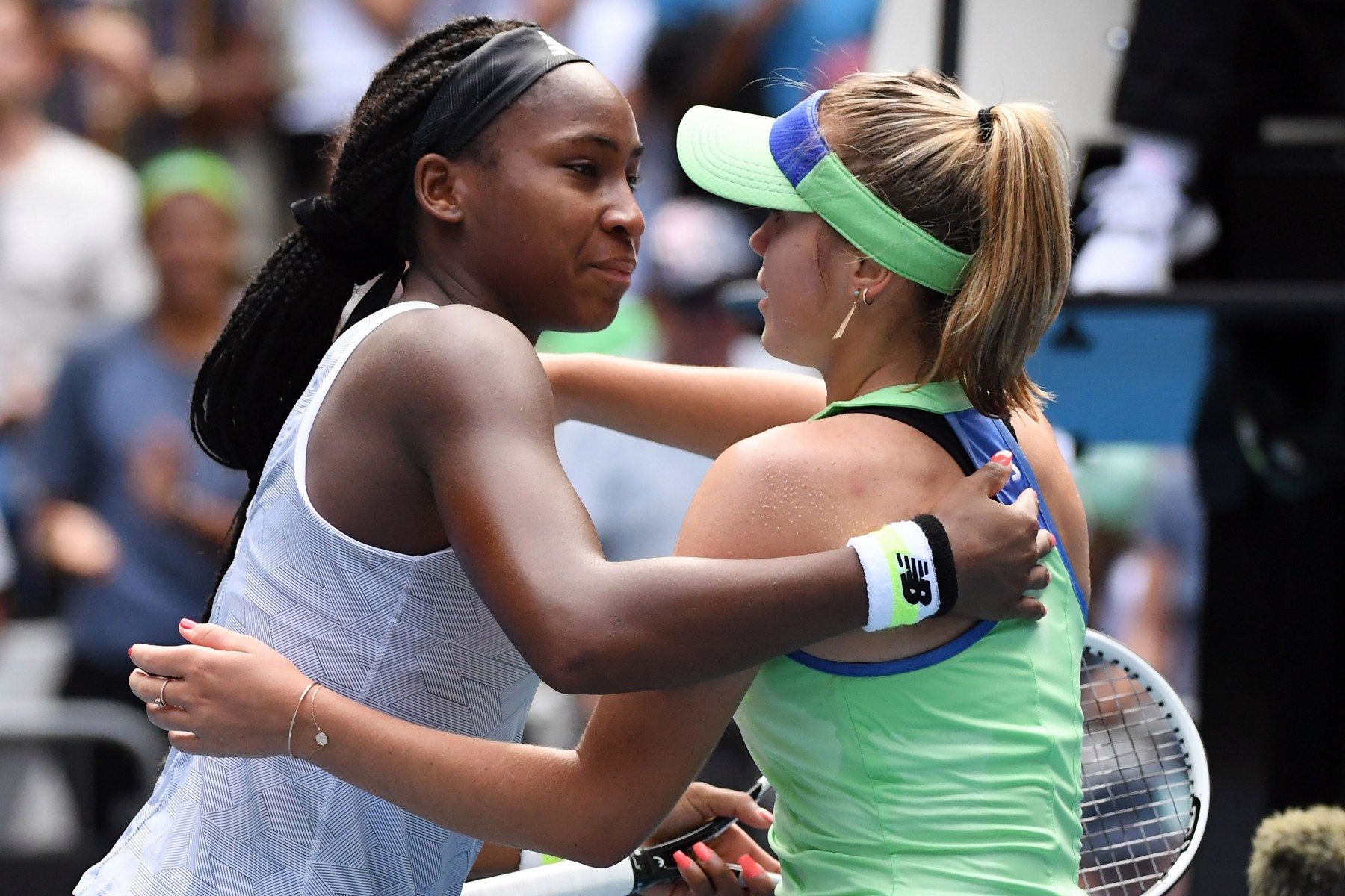 Gauff saw off Venus Williams and Naomi Osaka before losing to Sofia Kenin at the Australian Open