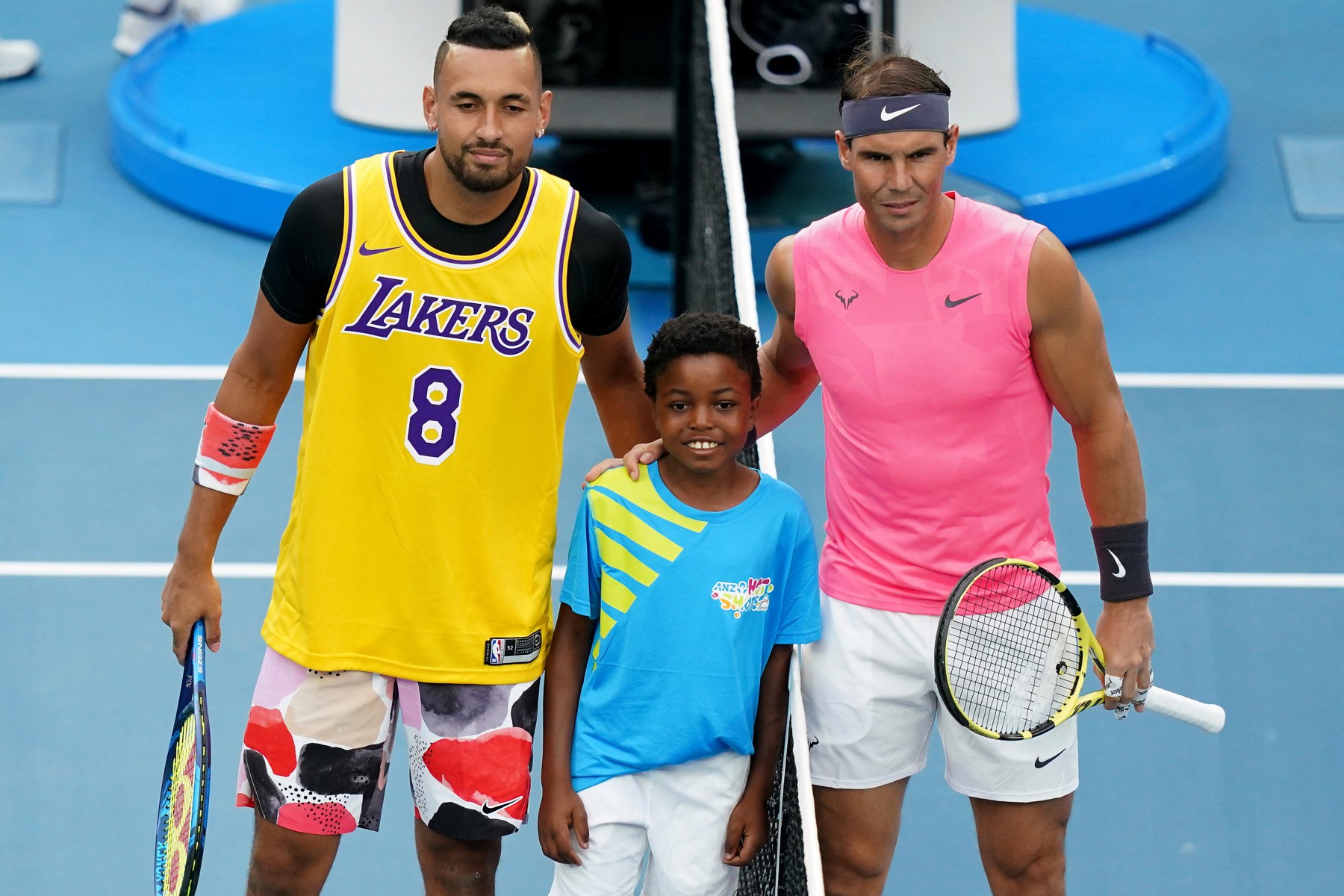 , Nick Kyrgios, Novak Djokovic and Rafa Nadal lead emotional tributes to NBA legend Kobe Bryant