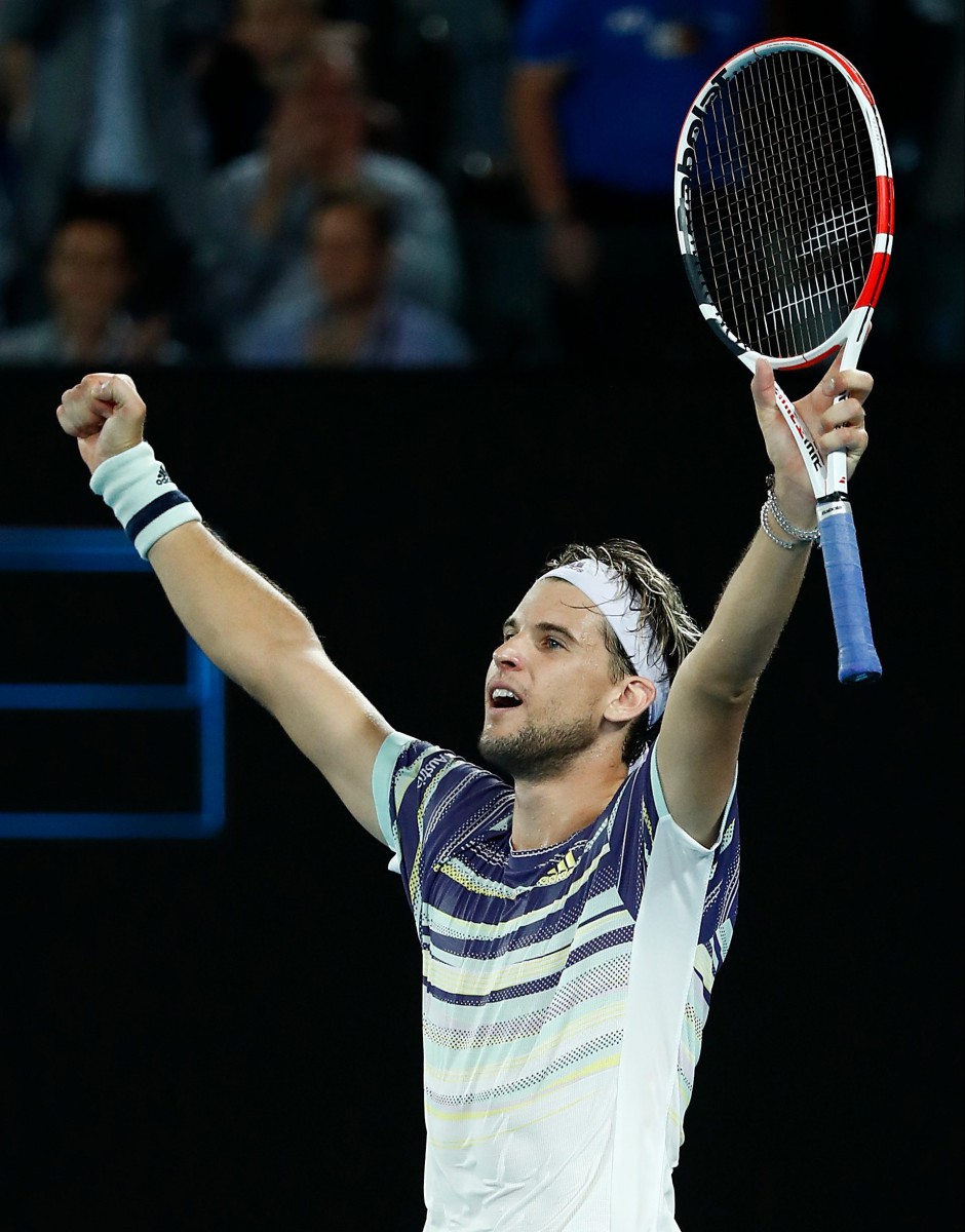 The Austrian reaches the semi-finals at Melbourne Park for the first time in his career