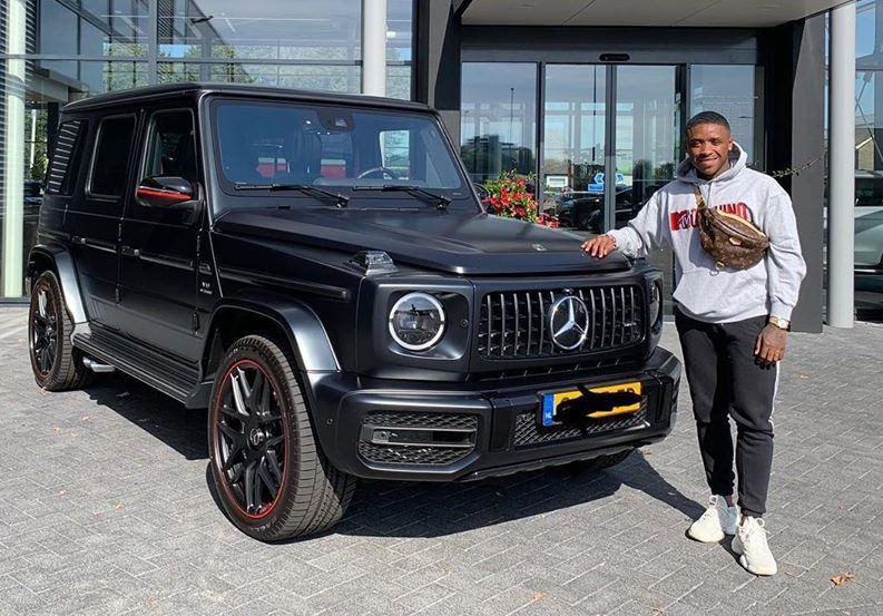 Recently, Bergwijn added a 93k Mercedes G Wagon to his garage