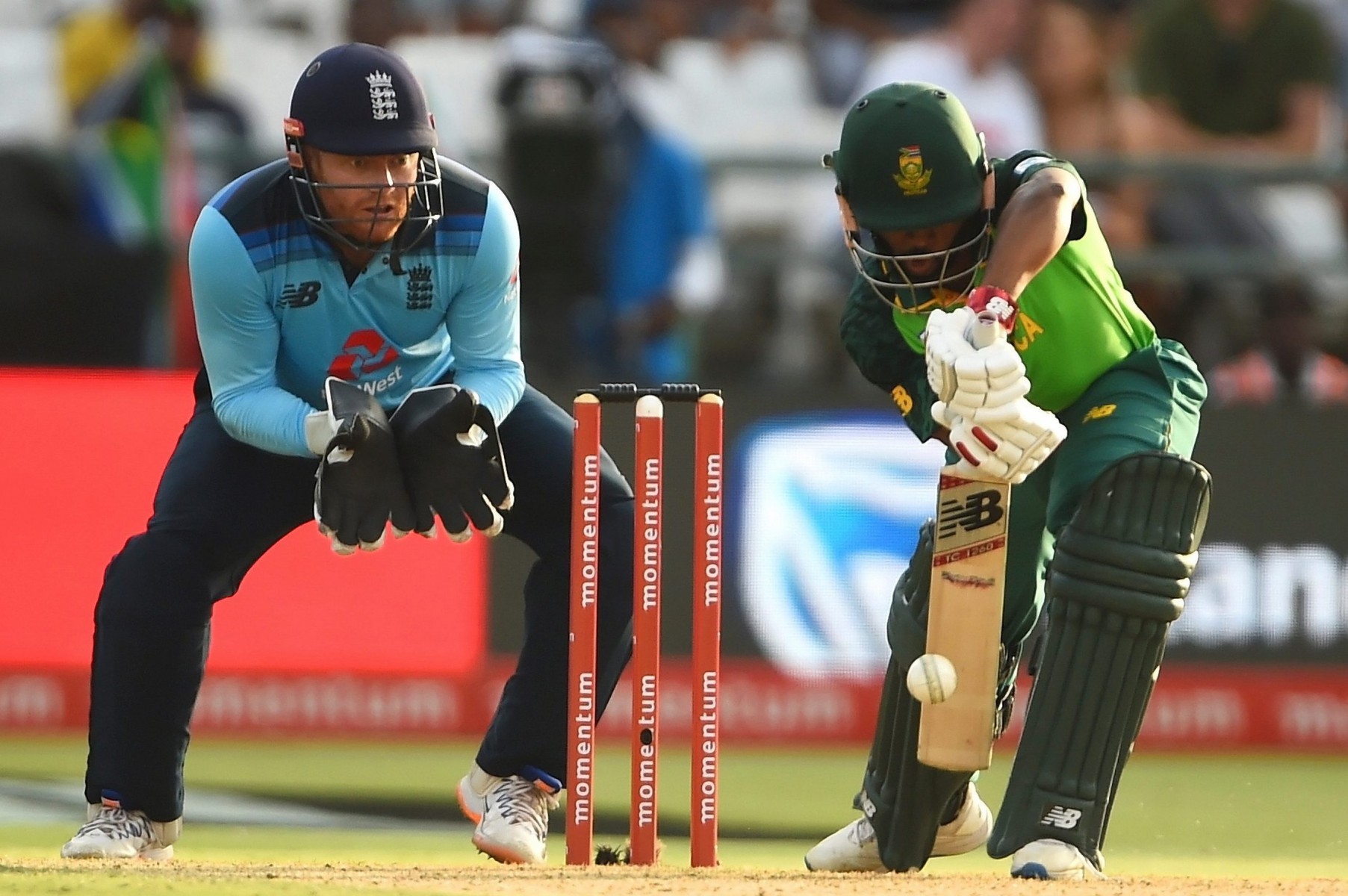 Temba Bavuma stroked 98 to take the game away from England along with opener Quinton de Kock