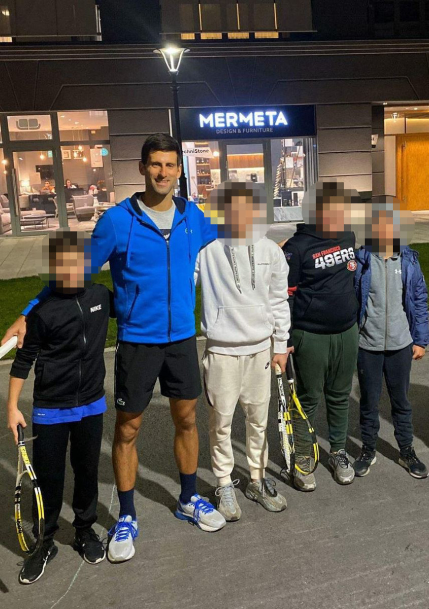 , Watch heartwarming moment Novak Djokovic plays tennis in streets with young kids which fans love