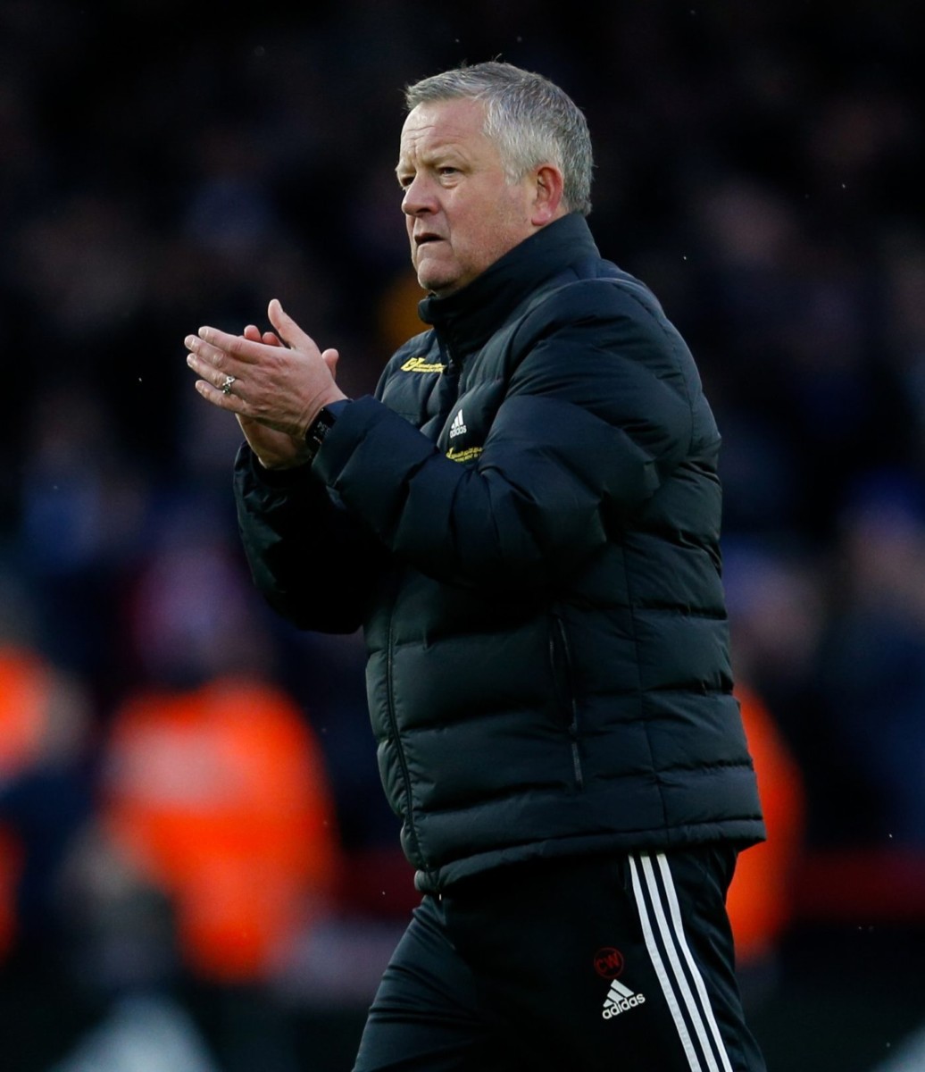 Sheffield United boss Chris Wilder, seen after Saturday's 1-1 draw with Brighton, is dreaming of recruiting top prospects like Kalvin Phillips