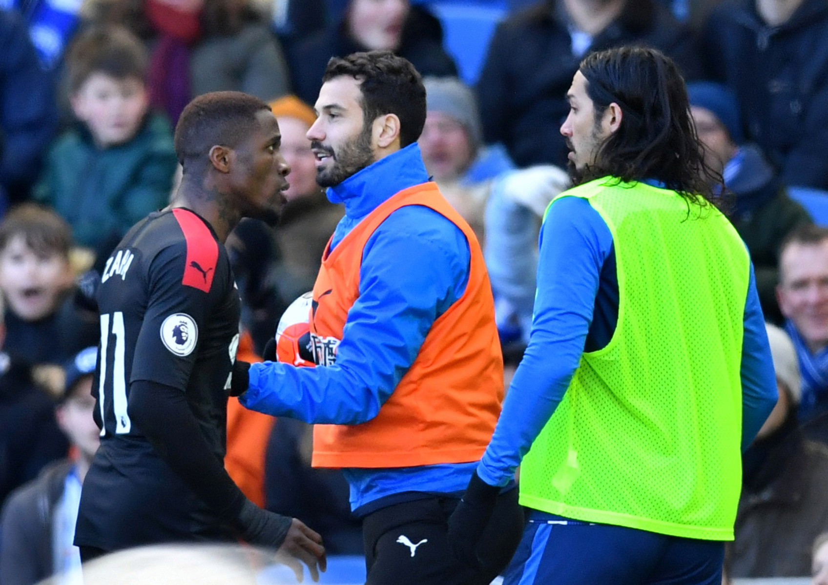 , Crystal Palace stars Zaha and Tosun combine for miss of the season contender but get away with it in 1-0 over Brighton