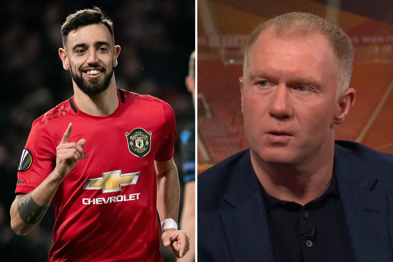 , Man Utd icon Scholes compares special talent Bruno to Cantona and Rooney while he reminds Hargreaves of Scholes