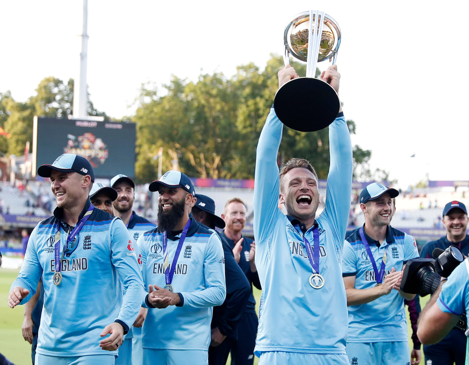 , Watch awkward moment Piers Morgan asks Jos Buttler if World Cup win was better than sex in front of his wife Louise