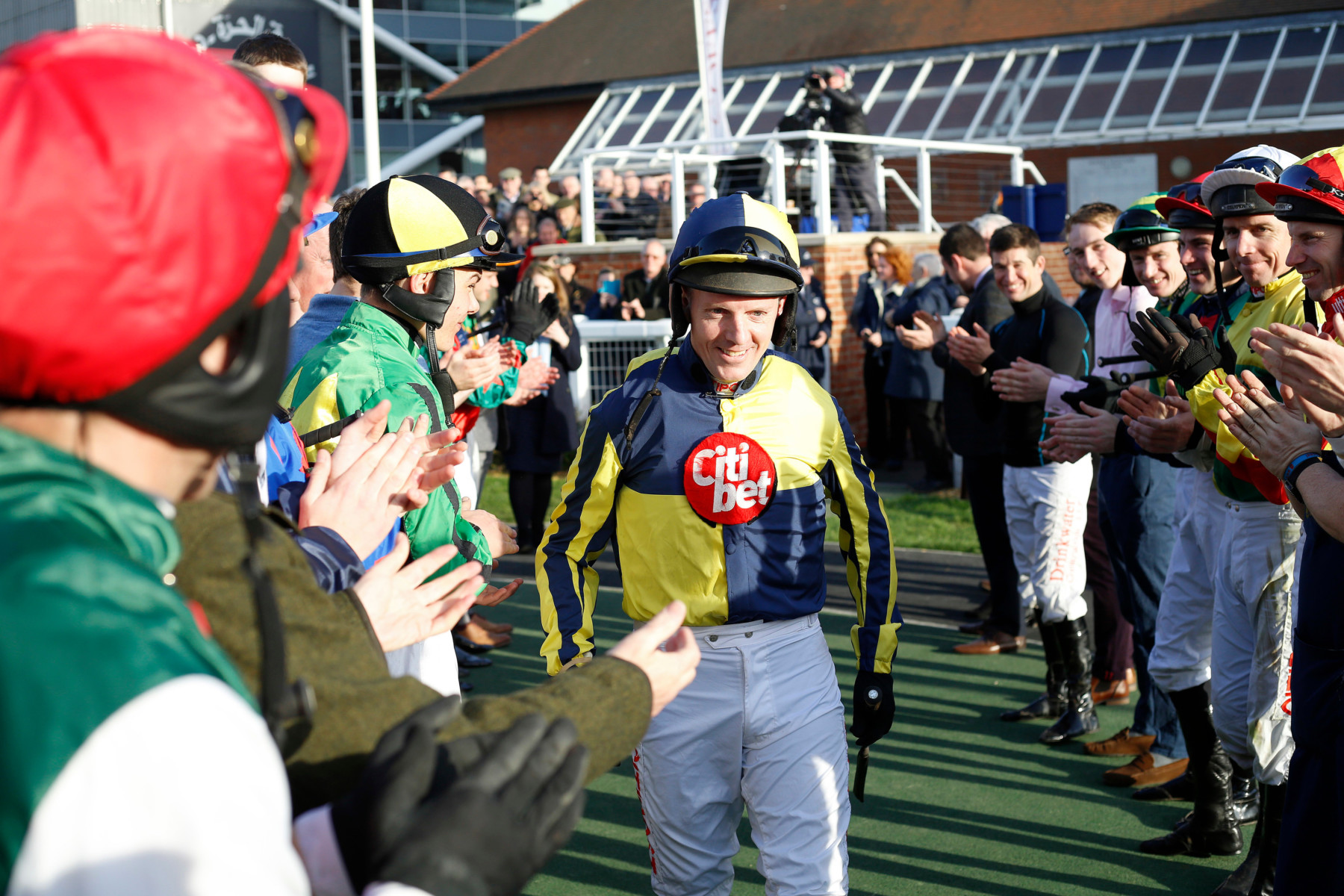 Fehily was given a guard of honour before his last ever ride