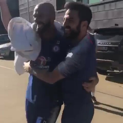 Caballero won a bet that he would save a Fabregas penalty in training 
