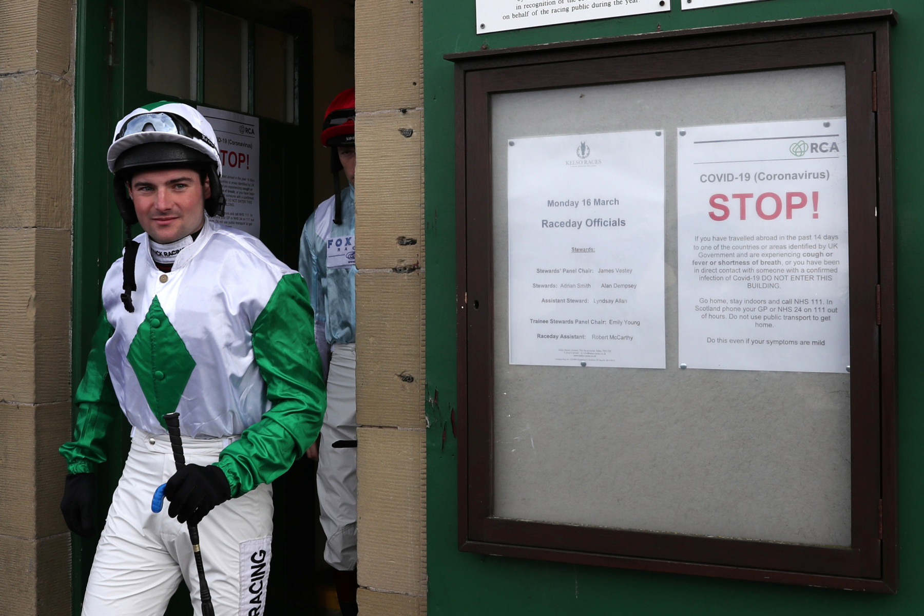 , Kelso becomes the first racecourse in the UK to stage racing behind closed doors due to Coronavirus