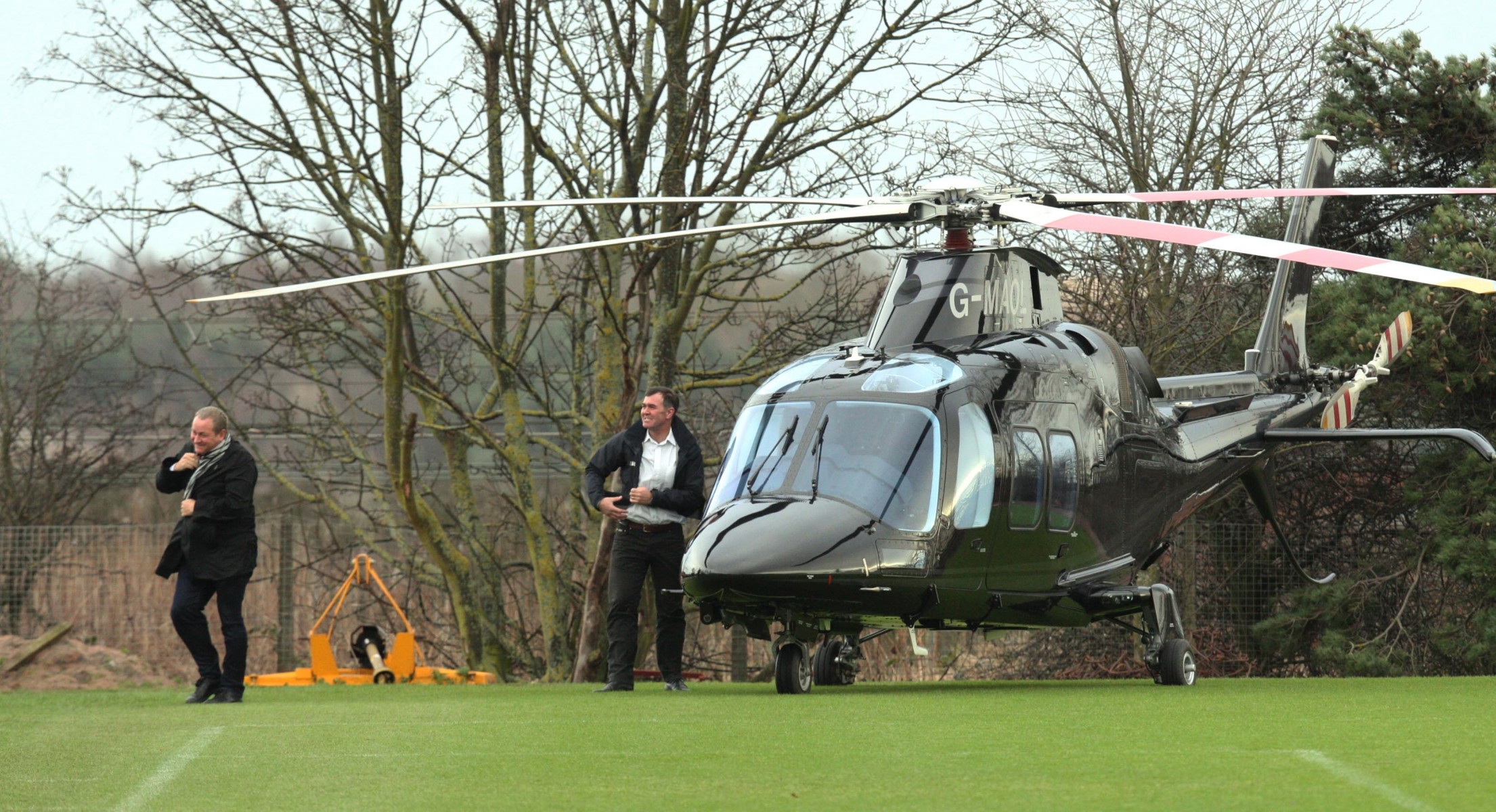 Ashley has a £5m helicopter that he takes to work