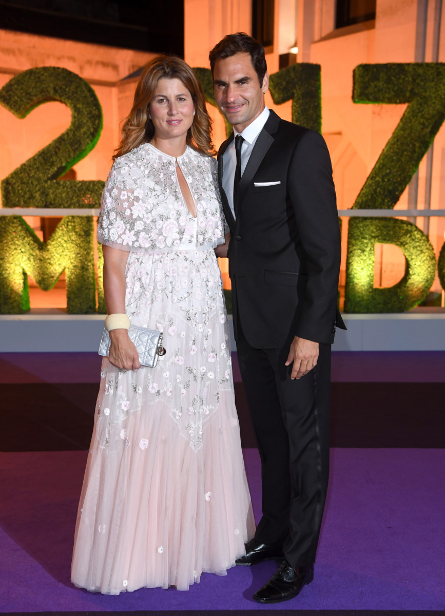 Federer married Slovakian-born wife Mirka in 2009