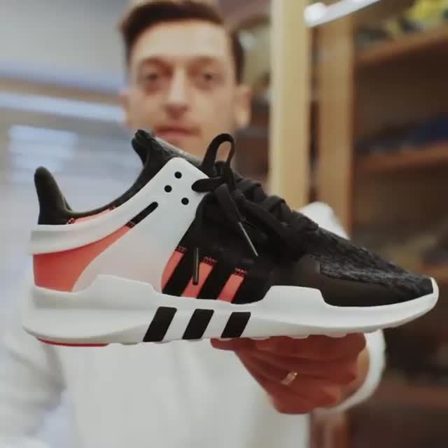 Ozil has a trainer collection worth thousands of pounds
