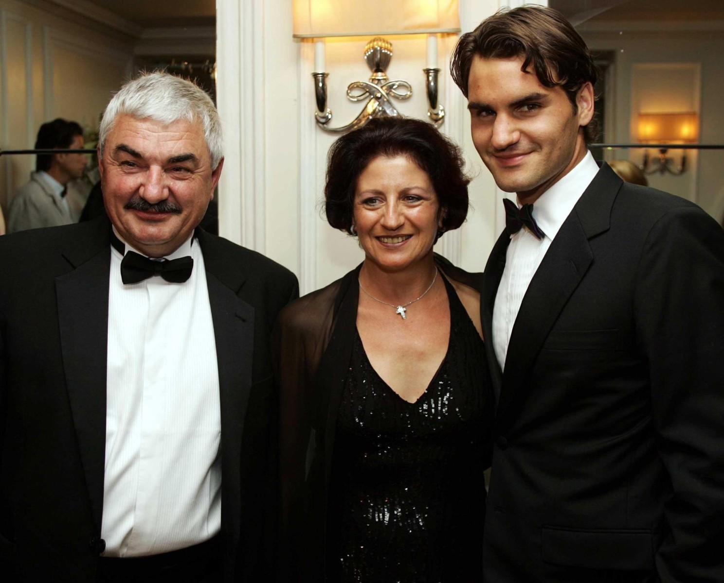 Federer moved his parents Robert and Lynette into one of the apartments of the pad