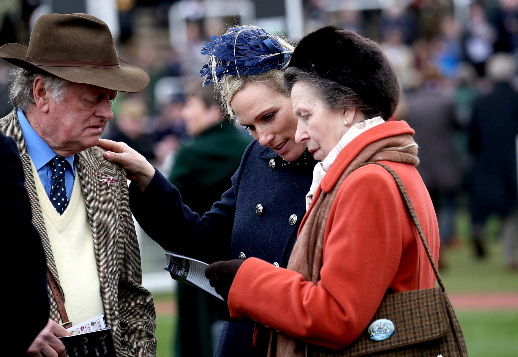  Andrew Parker Bowles believe he caught coronavirus at the Cheltenham Festival, where he was pictured with Zara Tindall and Princess Anne