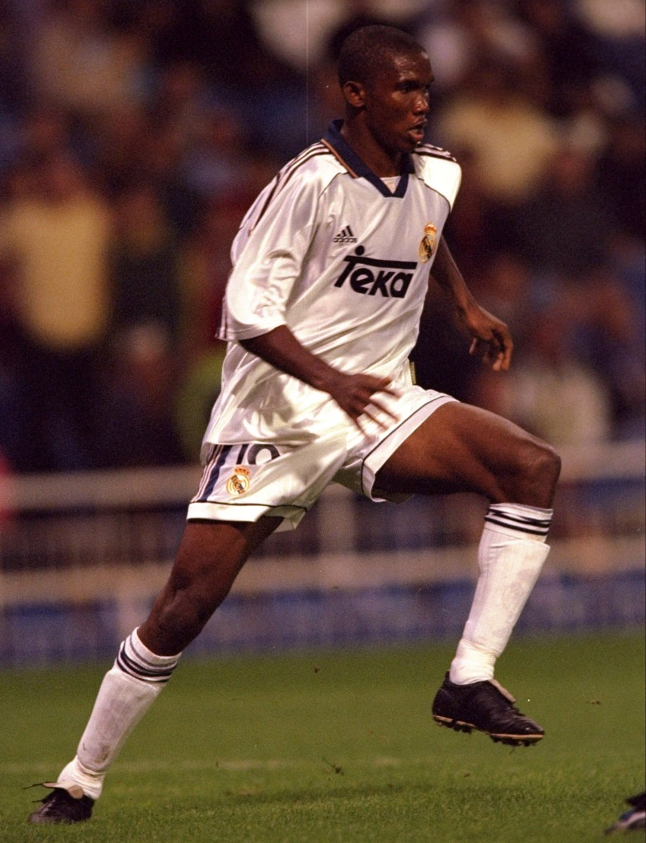 Behind Raul and Ronaldo in the pecking order Etoo was restricted to just seven appearances for the club
