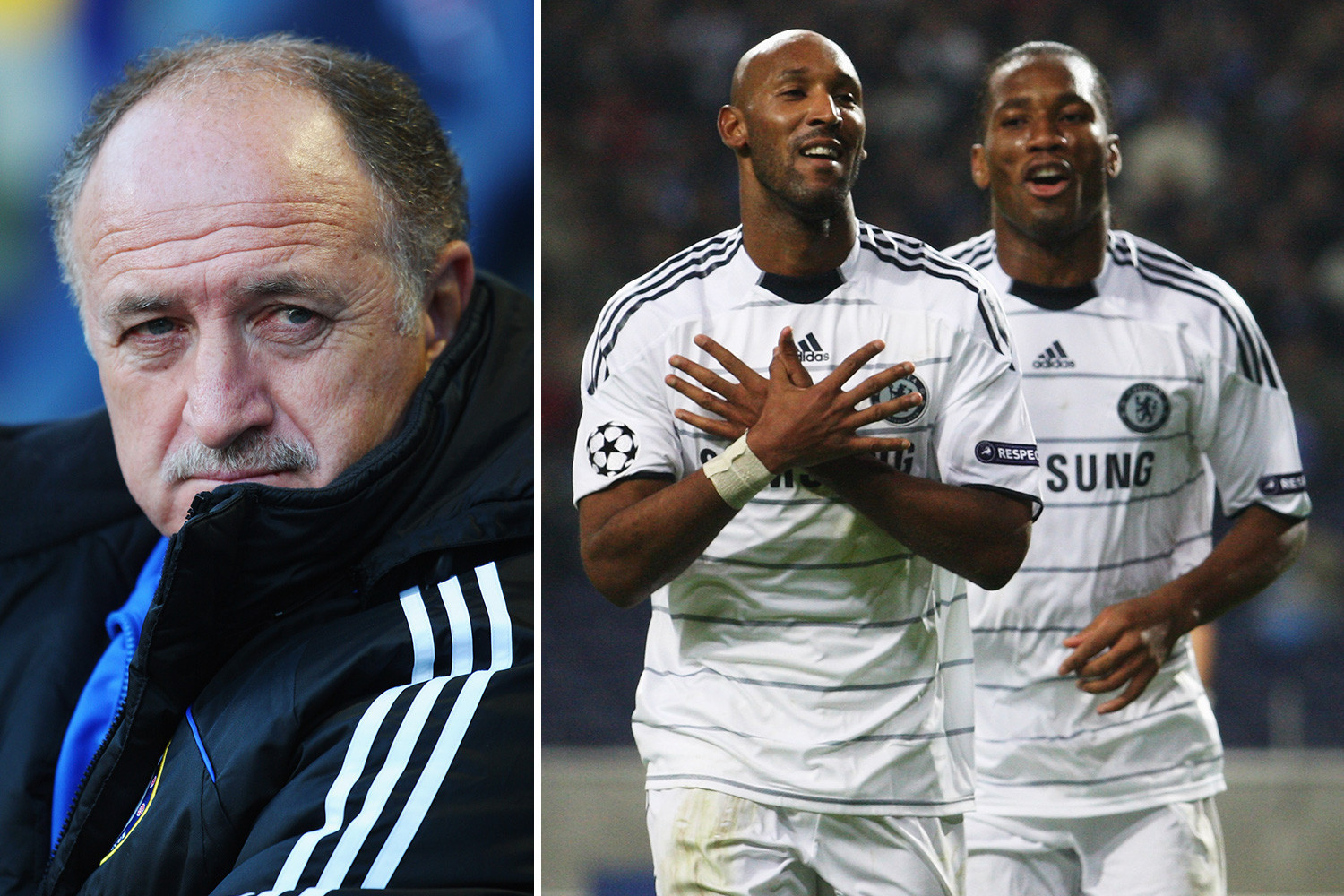 , Luiz Felipe Scolari reveals he was sacked by Chelsea after just seven months following Drogba and Anelka bust-ups
