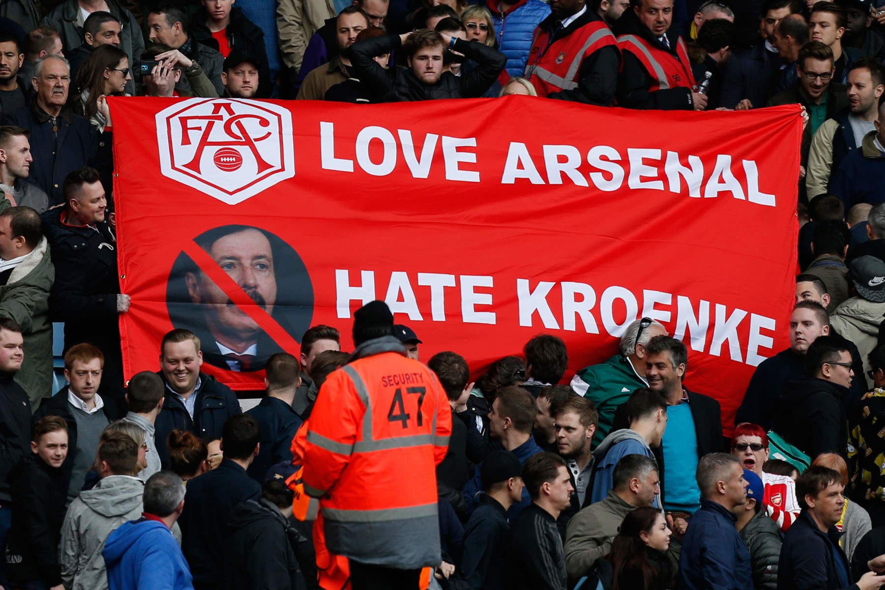 The Gunners fans have protested against Kroenke