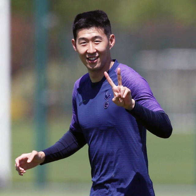 Son Heung-min has not played for Spurs since breaking his arm in February but has since completed military service in South Korea