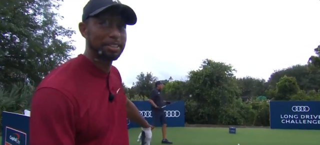 , Tiger Woods brilliantly mocks Phil Mickelson before winning £1.2m long drive challenge in The Match 2
