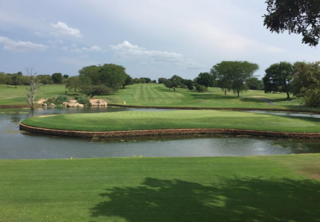 Leopard Creek golf course offers visitors at Umganu Lodge a break from the wildlife