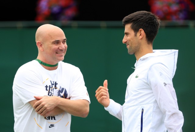 Andre Agassi was formerly Djokovic's tennis coach