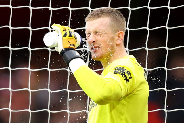 Everton keeper Jordan Pickford and Co could be set for up to two extra stoppages to top up their fluids