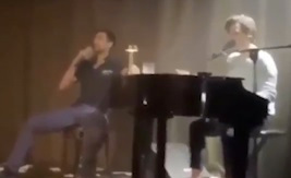 , Watch as Novak Djokovic dances topless, does the limbo and sings duet on stage in wild night out at cabaret club