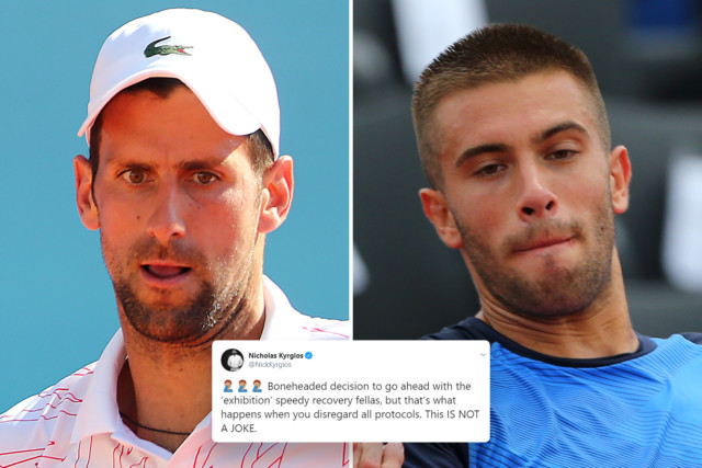 , Novak Djokovic slammed as ‘boneheaded’ for letting Adria Tour go ahead as Borna Coric is latest star to get coronavirus