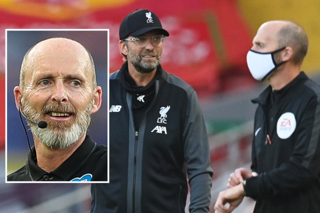 , Mike Dean given nickname ‘Father Christmas’ by Jurgen Klopp with Liverpool boss impressed by ref’s bushy lockdown beard