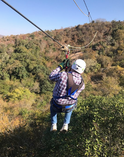 Guests can also zip-line through Kruger National Park